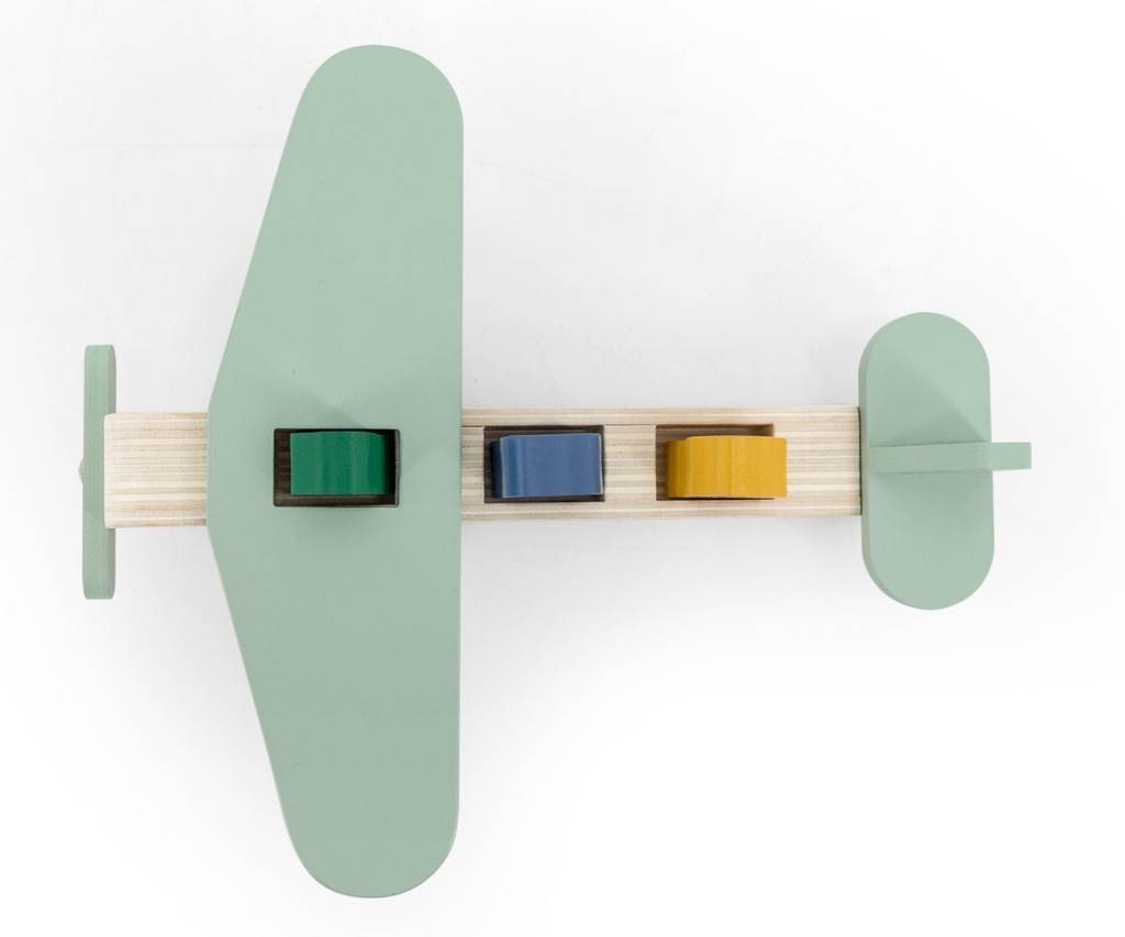 Avión Madera Animales