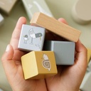 Bloques de madera aves