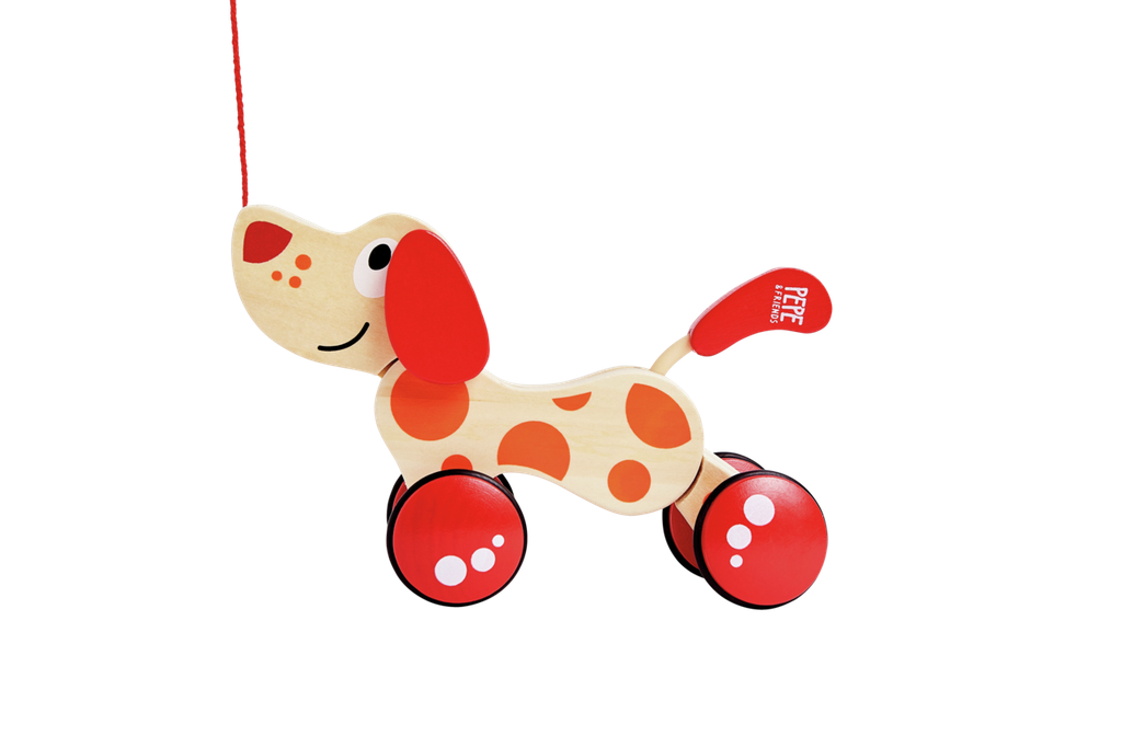 Juego de arrastre Perro Pepe