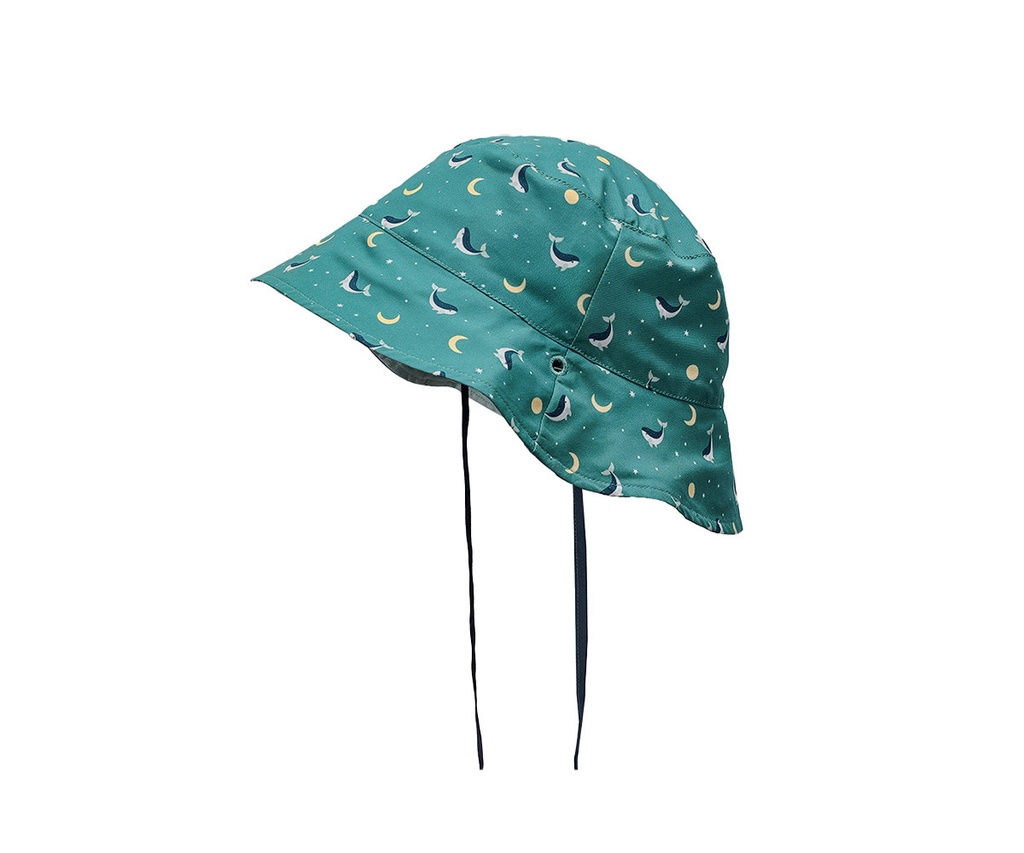 Gorro Reversible Whale Blue