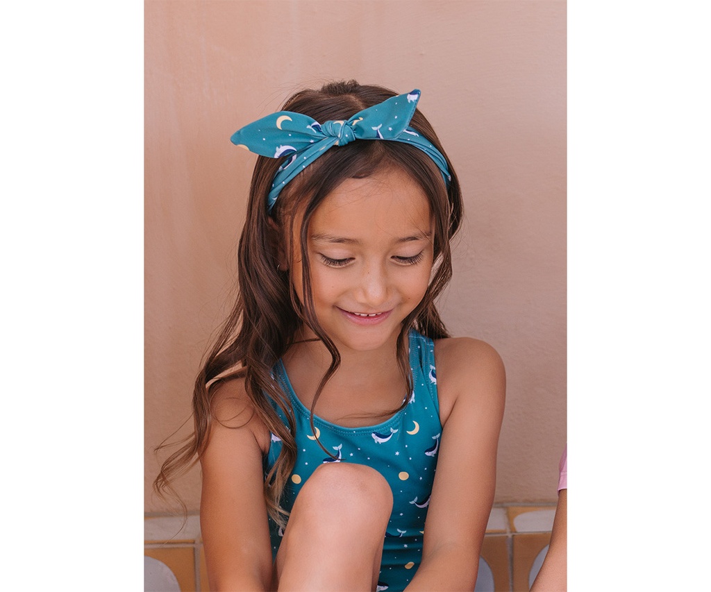 Cinta de Pelo Whale Blue