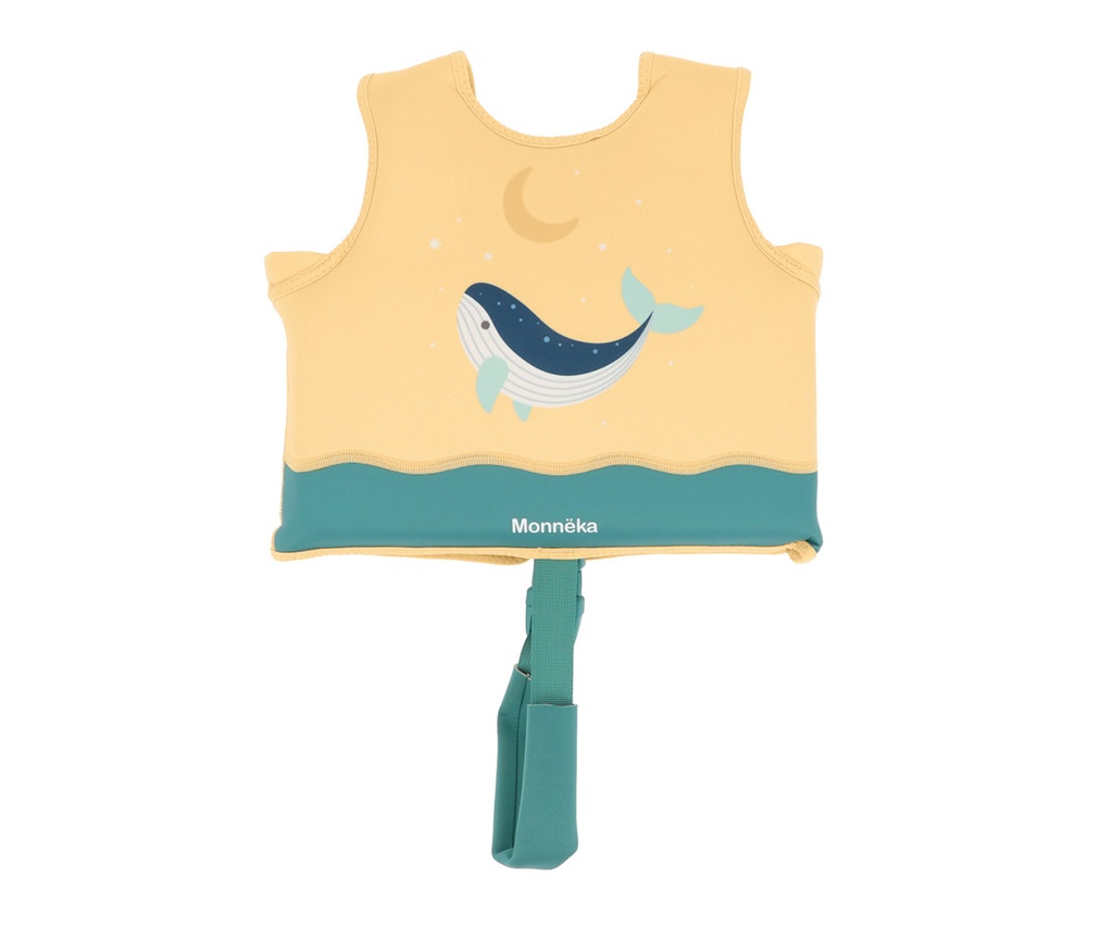 Chaleco Flotador Aprendizaje Whale Blue