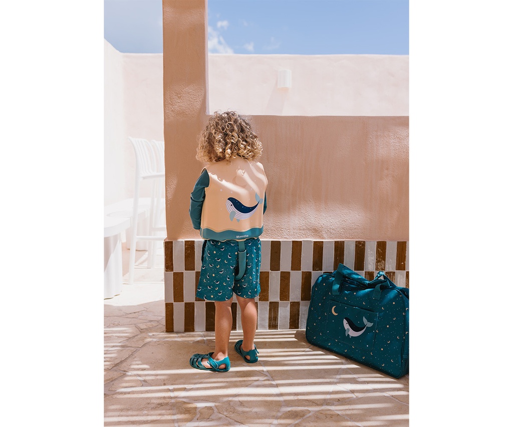 Chaleco Flotador Aprendizaje Whale Blue