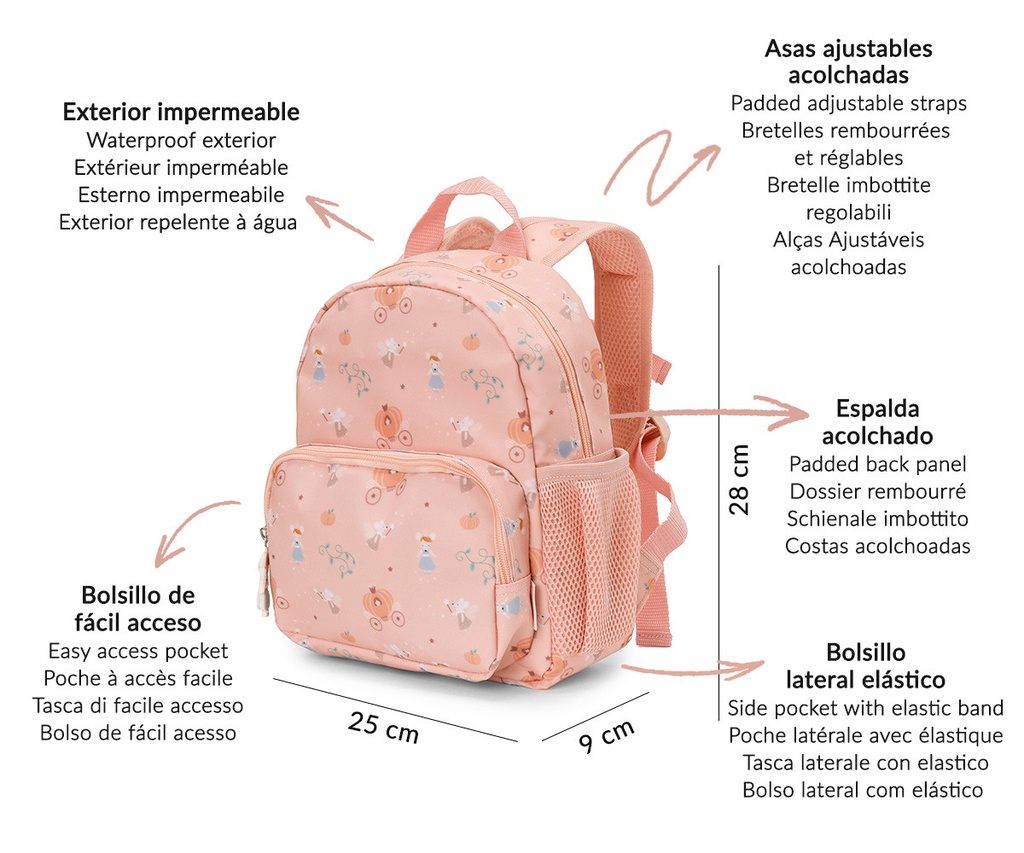 Mochila Infantil Geometric Nature