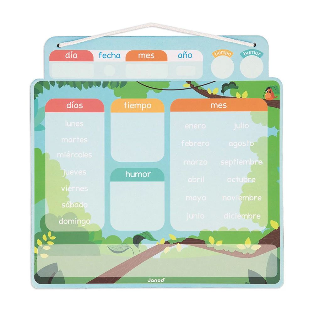 Calendario magnético