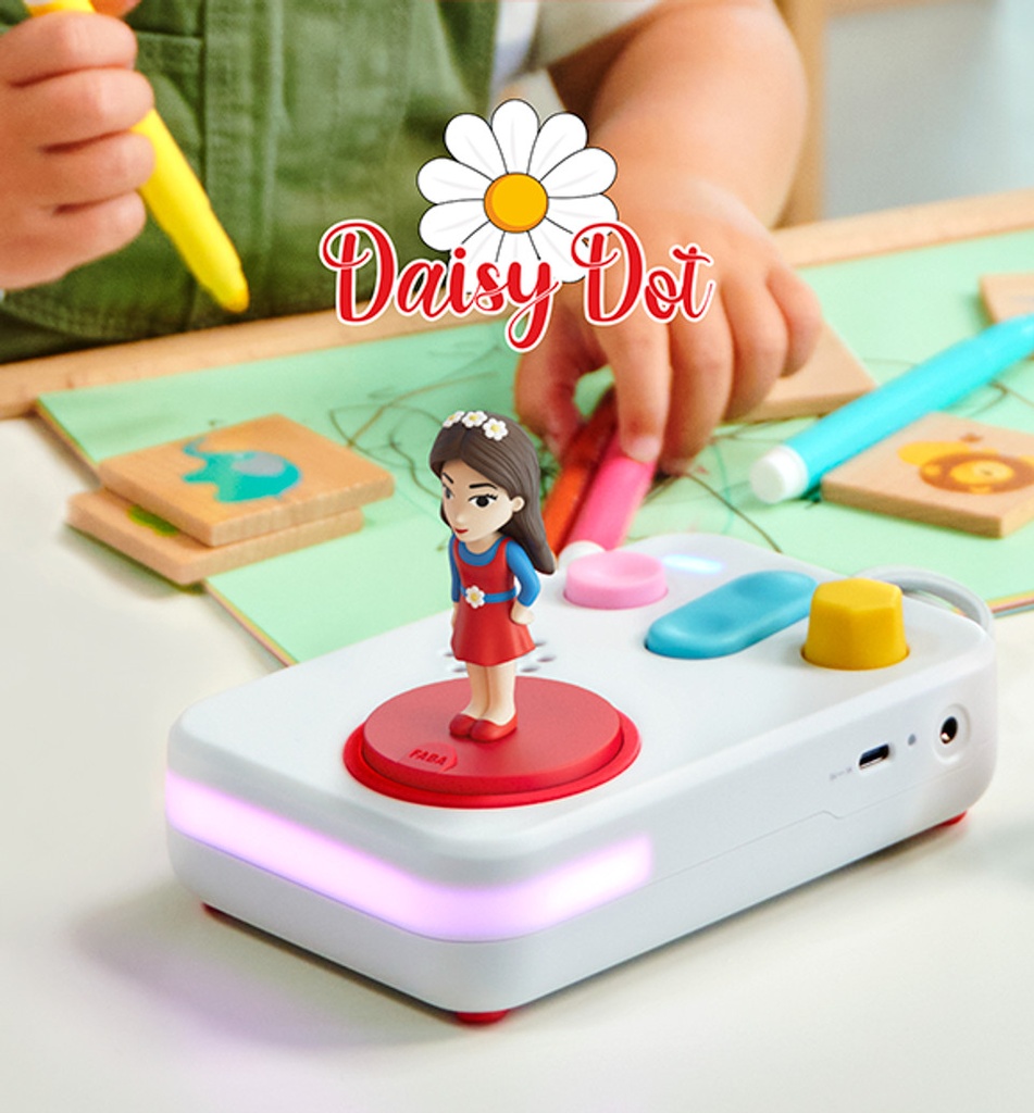Personaje sonoro Faba Canta en inglés con Daisy Dot