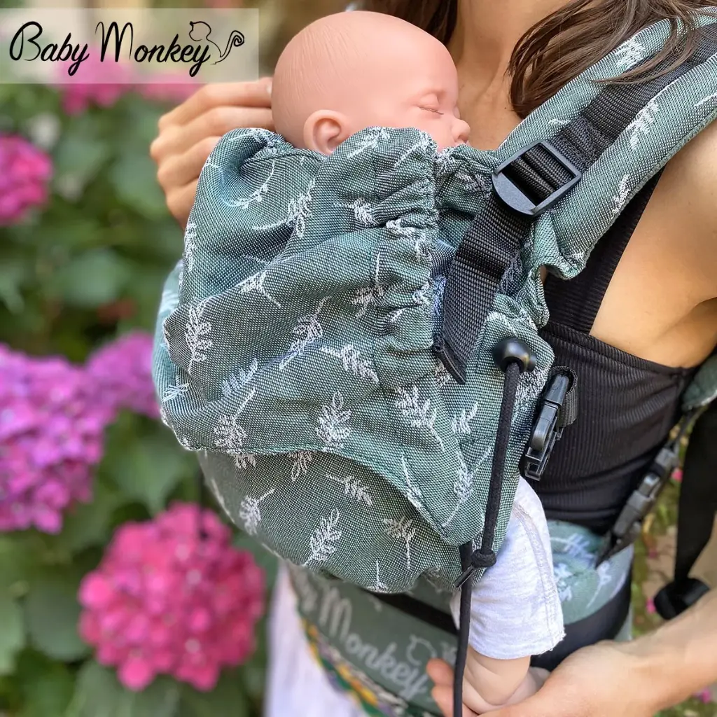 Mochila ergonómica Baby Monkey Regolo Arborea mezcla de lino