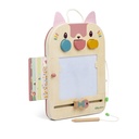 Pizarra mágica de madera de Jeanne la gata