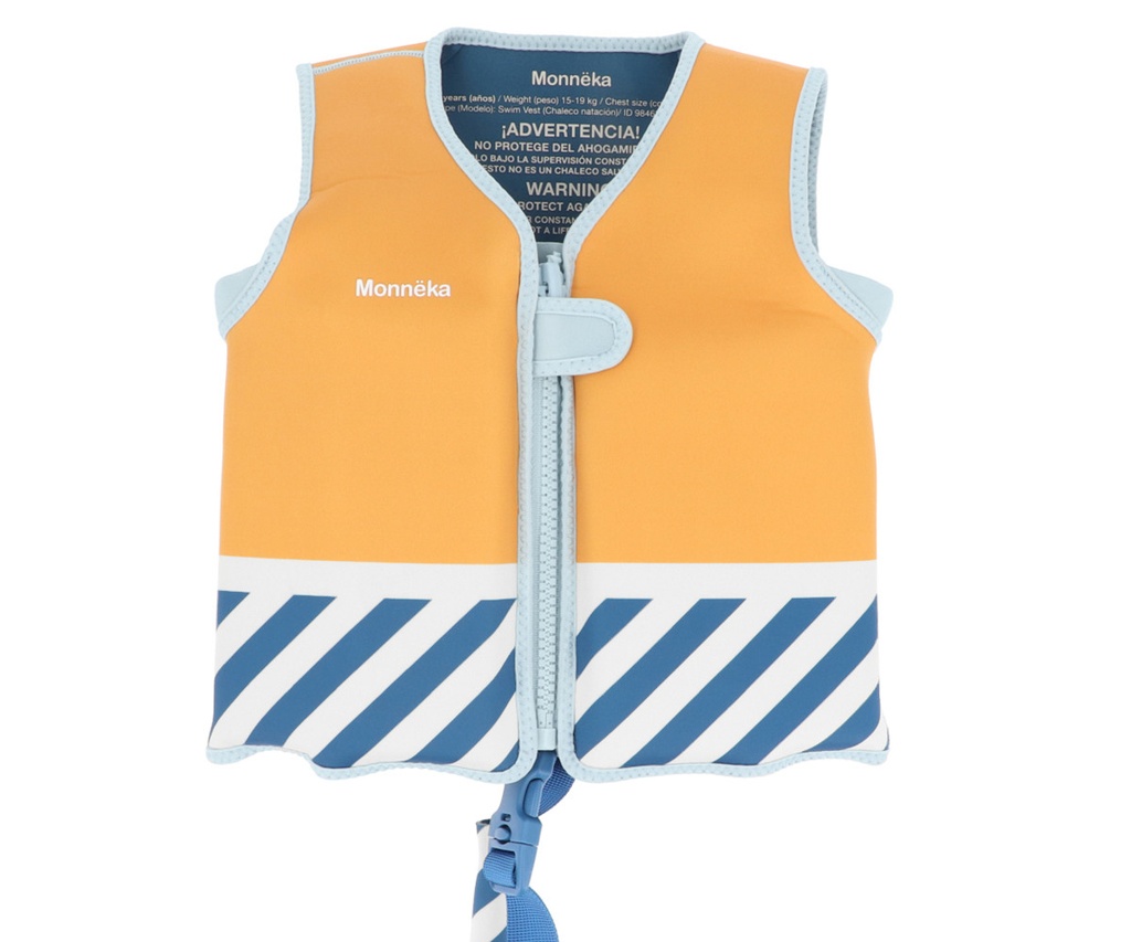 Chaleco Flotador Aprendizaje Stripes Blues & Beyond