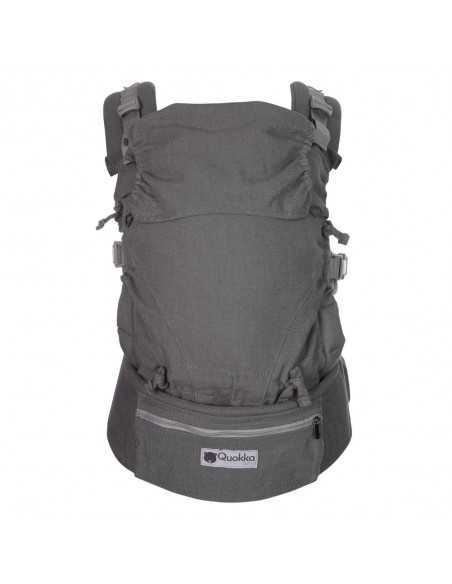 Mochila Portabebés Quokkababy E-Carrier Light Grey