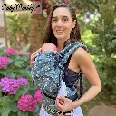 Mochila ergonómica Baby Monkey Regolo Arborea mezcla de lino