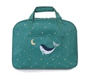Bolsa de playa antiarena Whale Teal