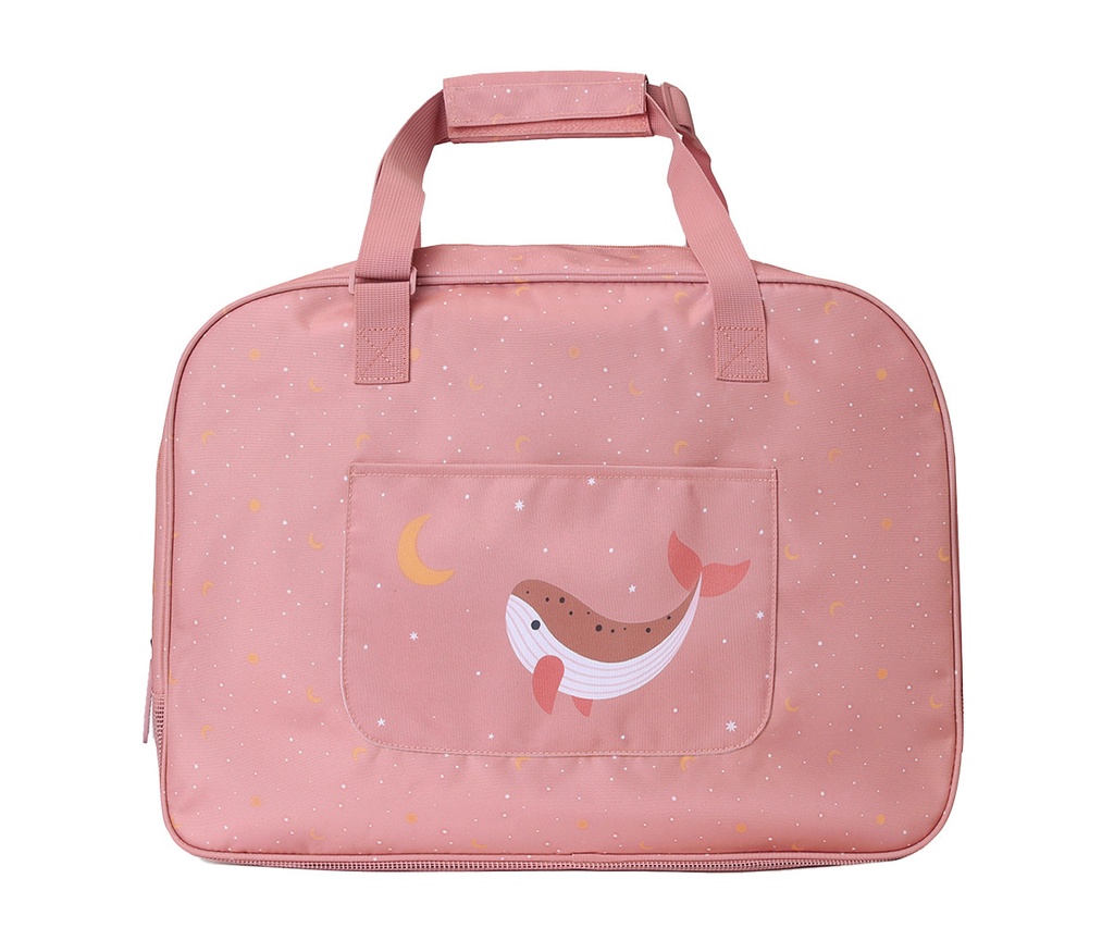 Bolsa de Playa Antiarena Whale Pink