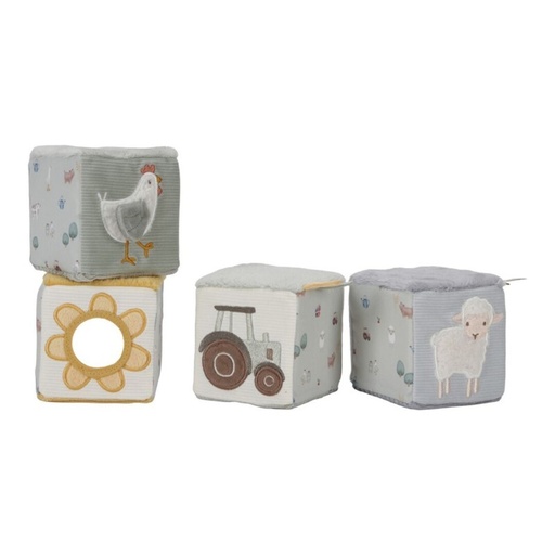 Cubos blanditos pequeña granja Little Dutch